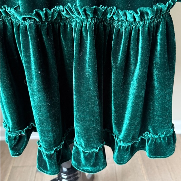 Listicle Emerald Green Velvet Dress - Picture 5 of 12